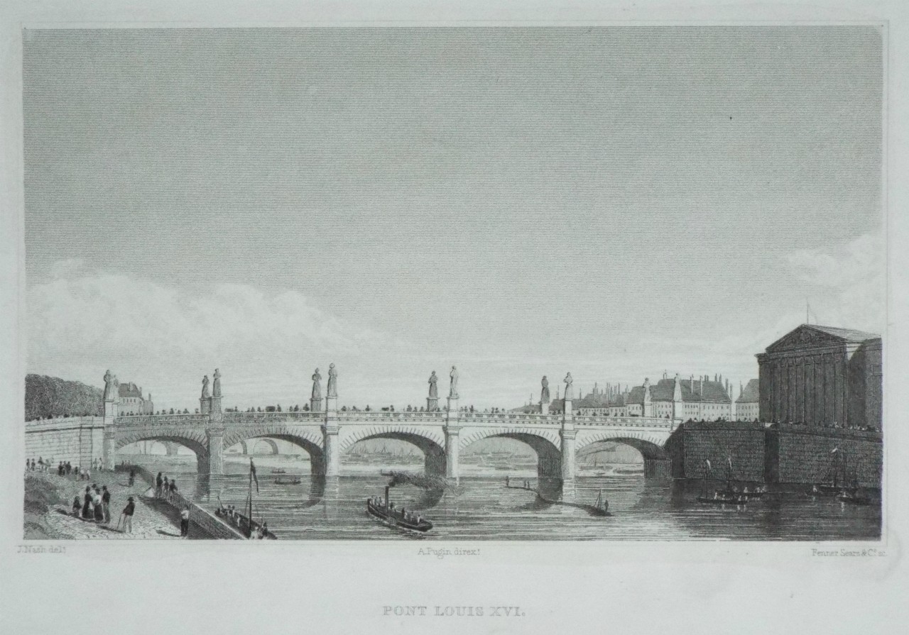Print - Pont Louis XVI. - Fenner