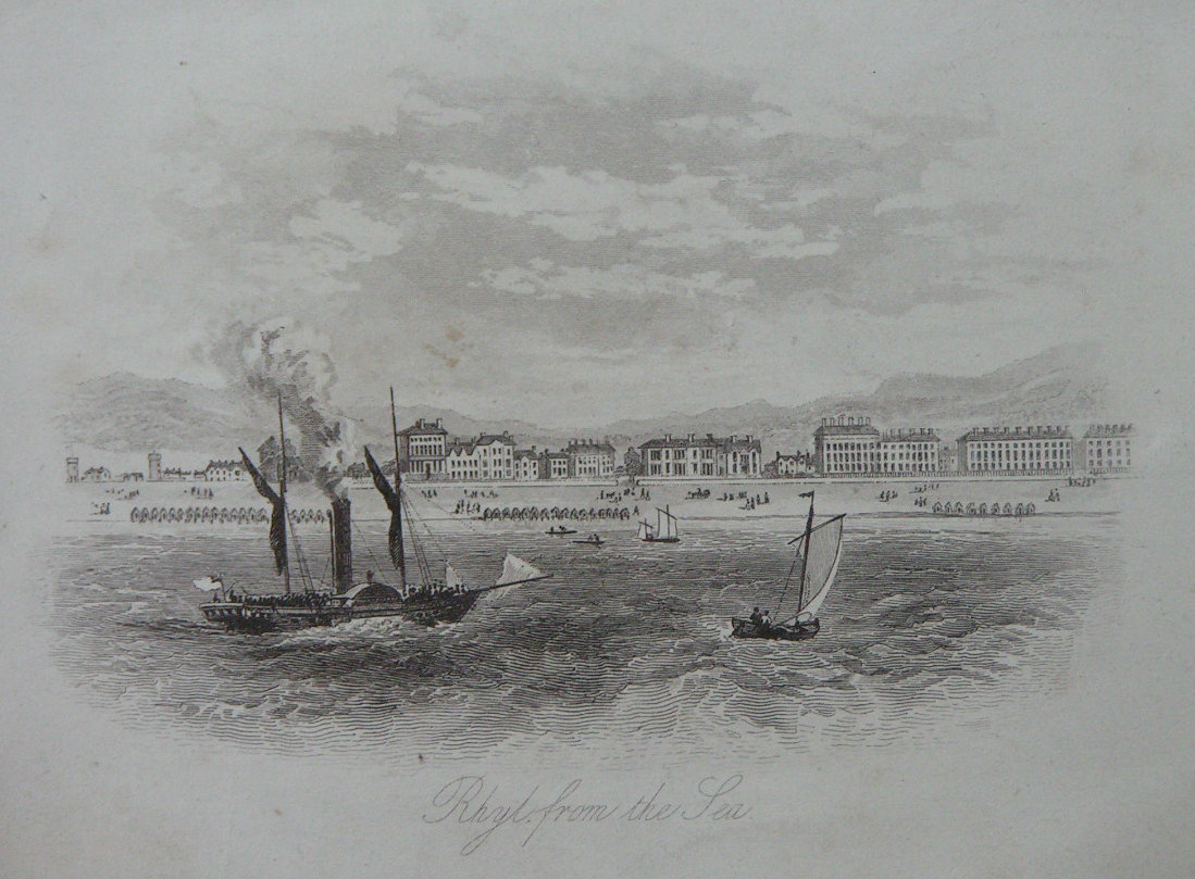 Steel Vignette - Rhyl, from the Sea.