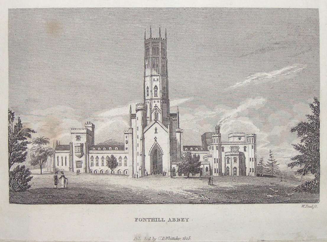 Print - Fonthill Abbey - Read
