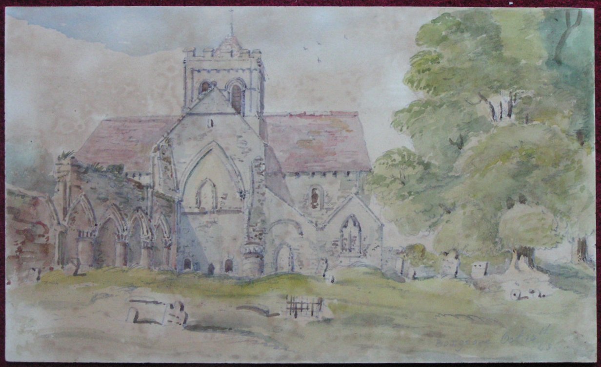 Watercolour - (Boxgrove Priory)