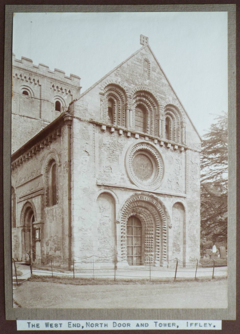 Photograph - The West End, North Door and Tower, Iffley.