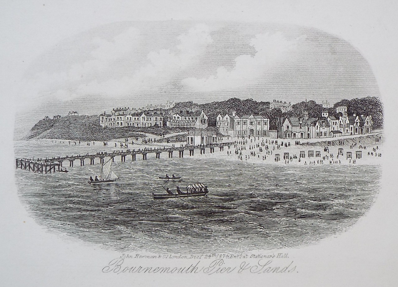 Steel Vignette - Bournemouth Pier & Sands - Newman