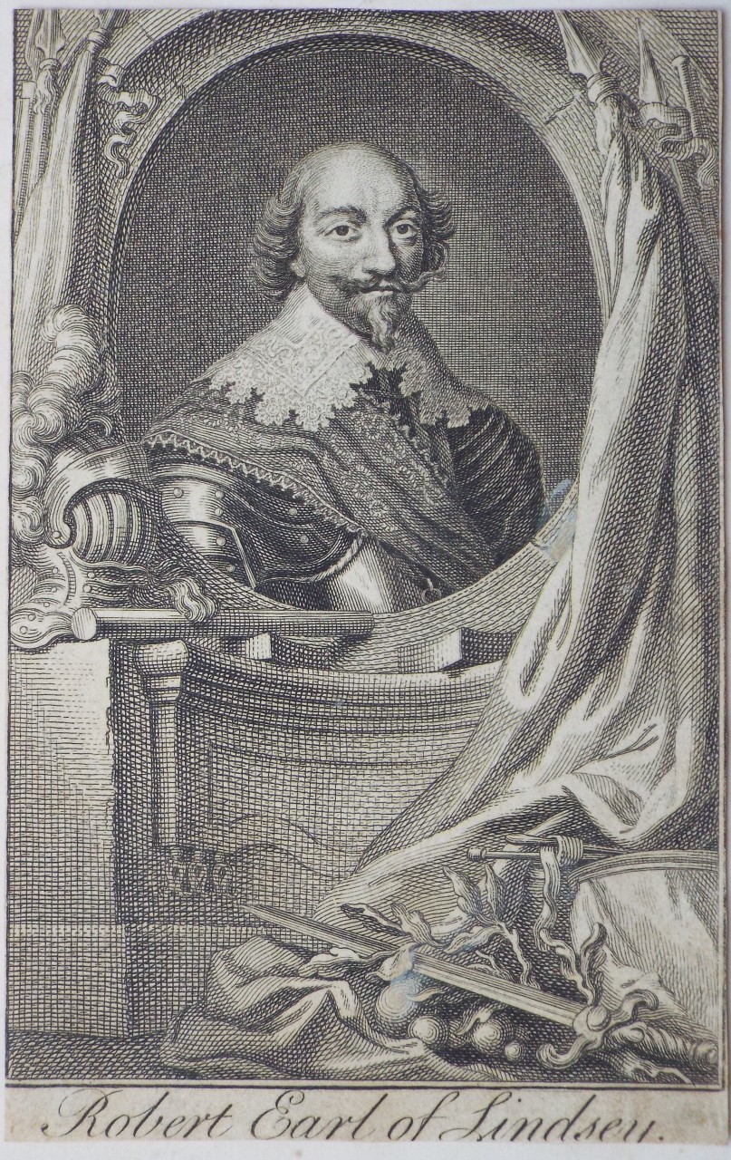 Print - Robert Earl of Lindsey.