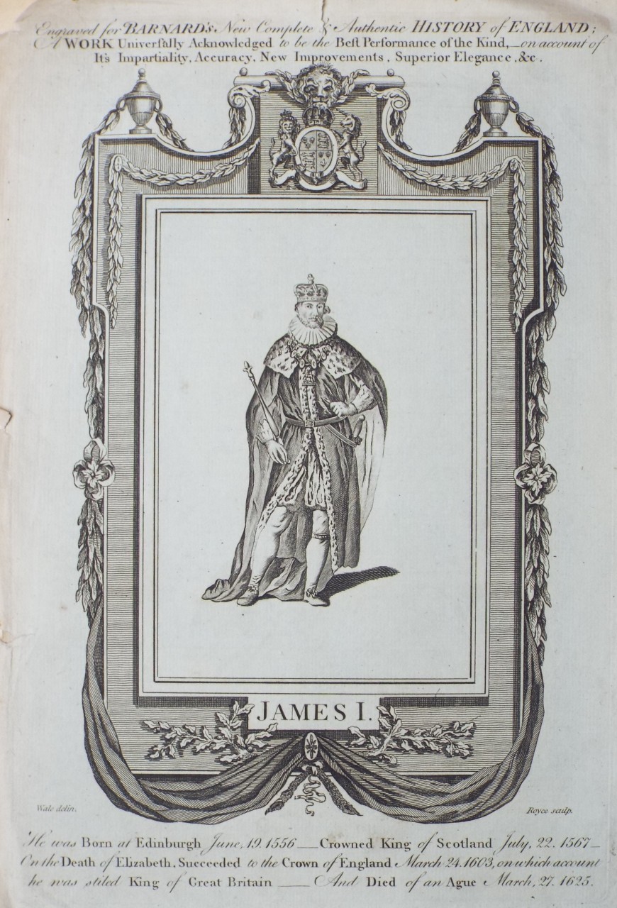 Print - James I. - 