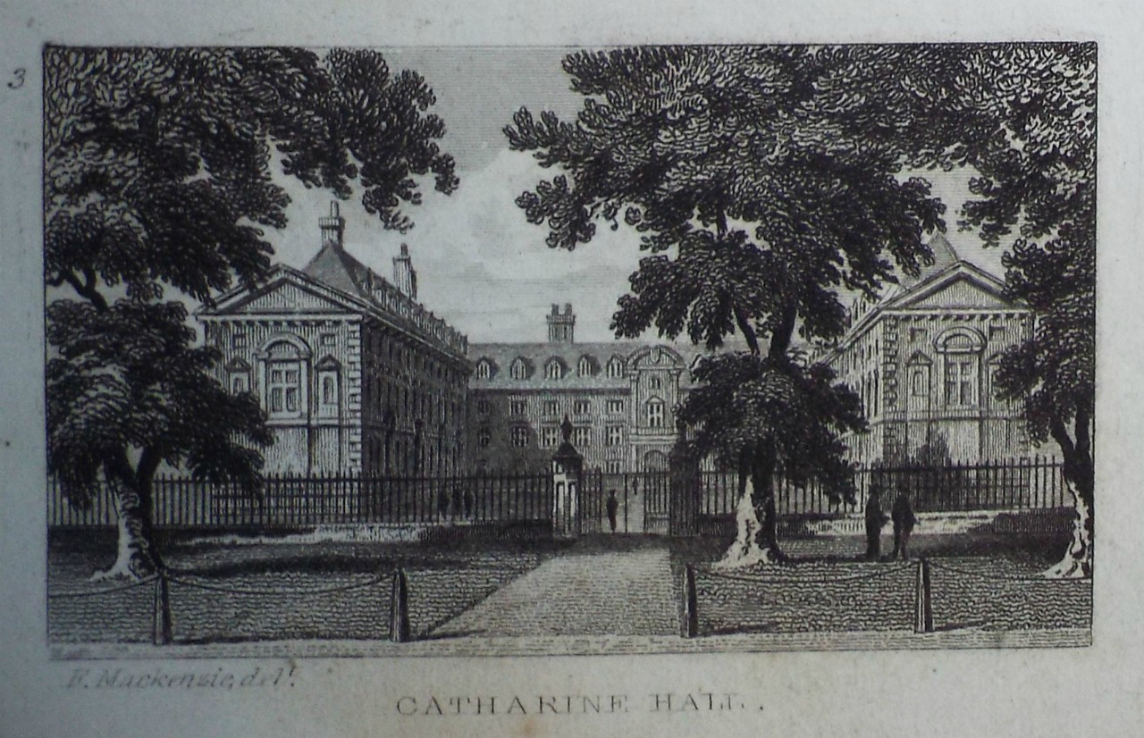 Print - Catharine Hall. - Rawle