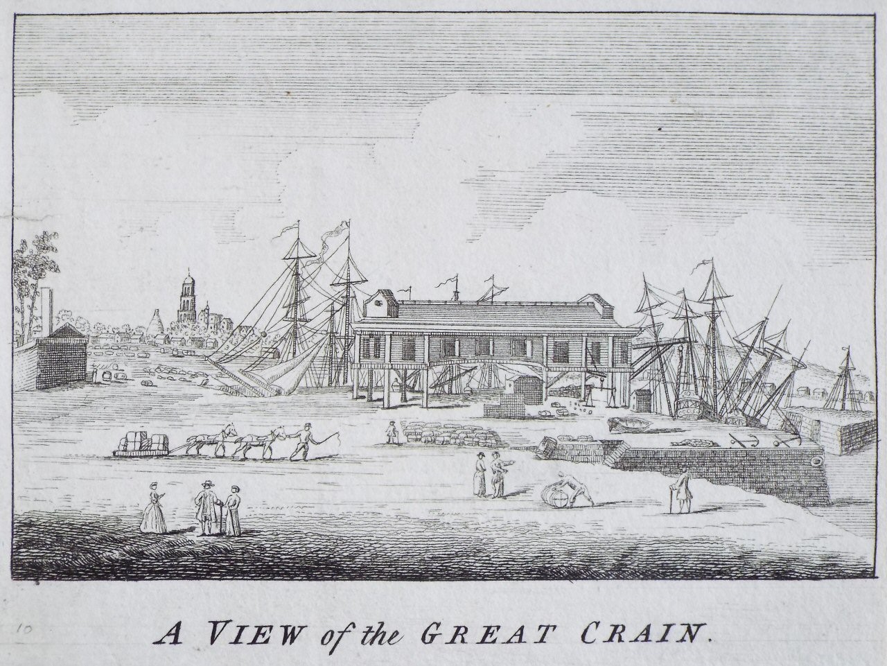 Print - A View of the Great Crain.