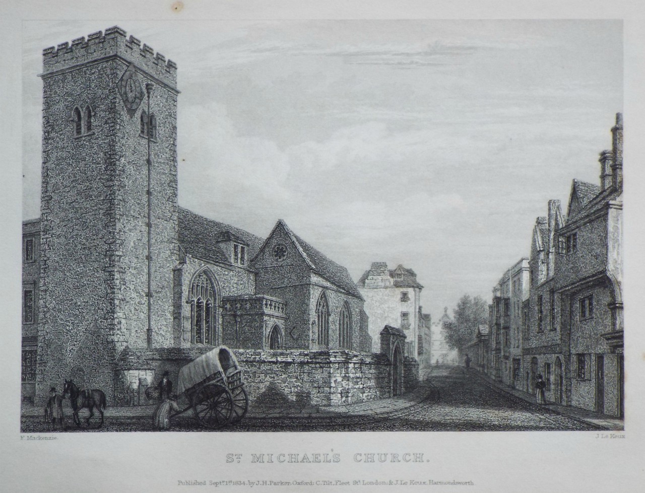 Print - St. Michaels Church. - Le