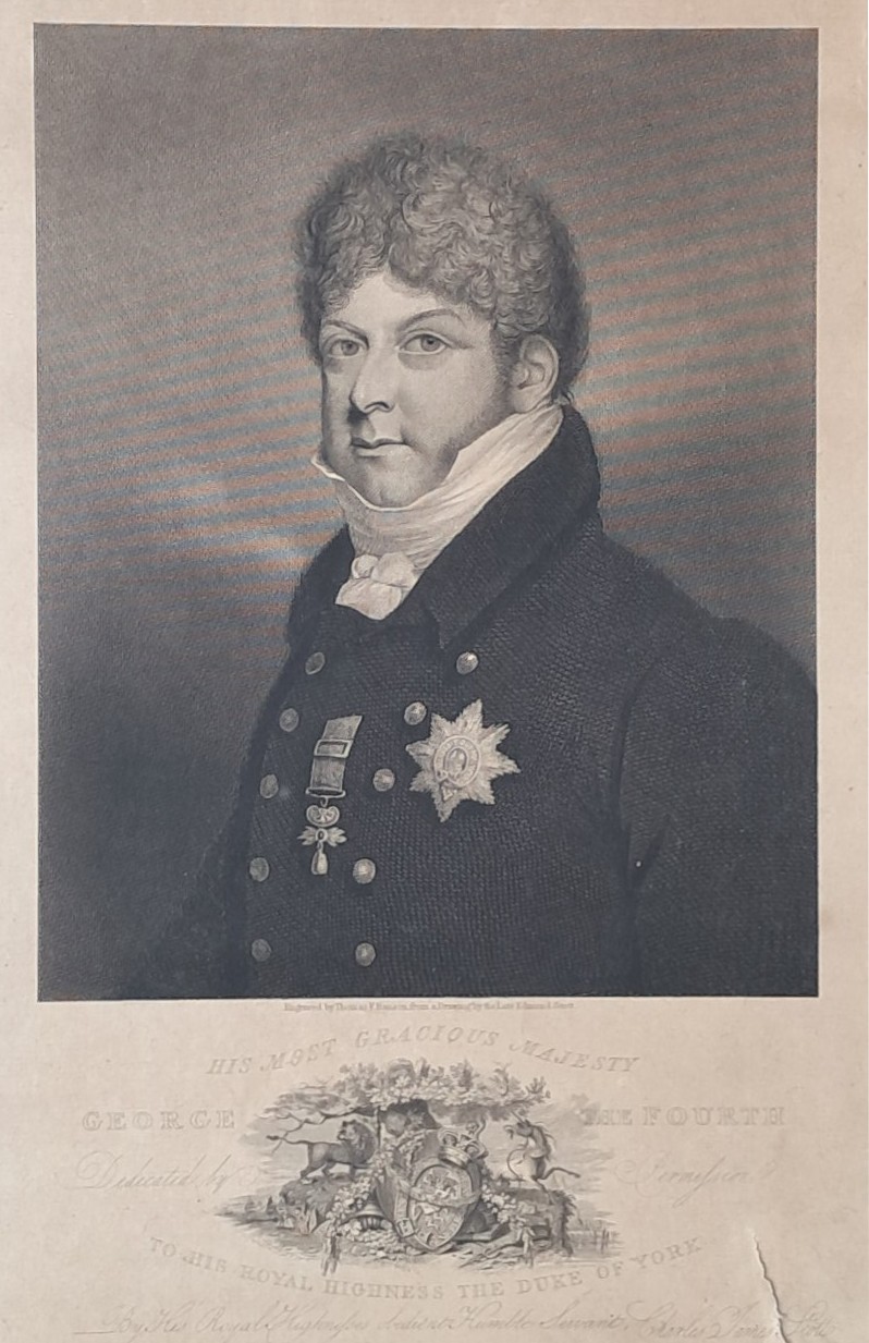 Stipple - His Most Gracious Majesty George the Fourth