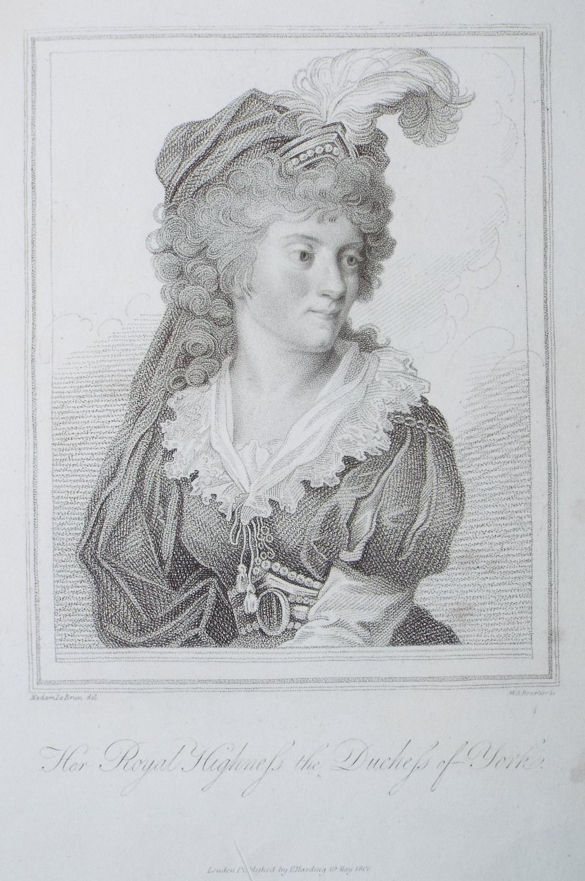 Stipple - Her Royal Highness the Duchess of York. - Bourlier