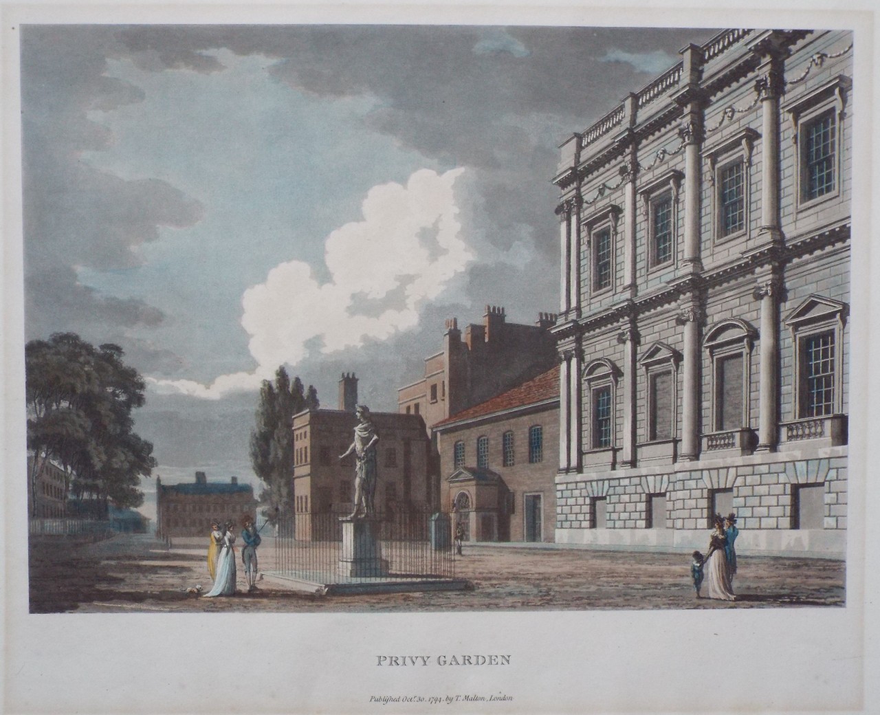 Aquatint - Privy Court. - Malton