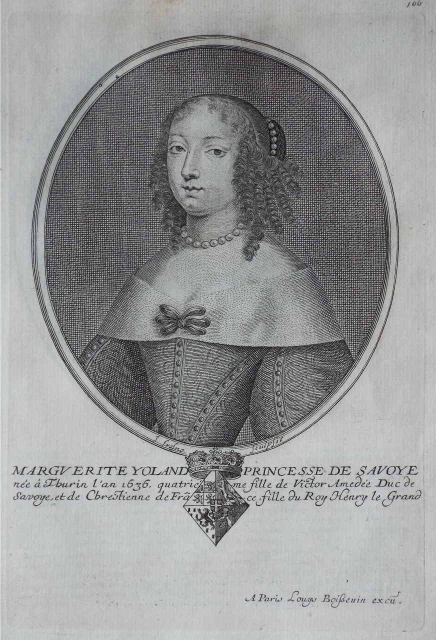 Print - Marguerite Yoland Princess de Savoye - Boissevin