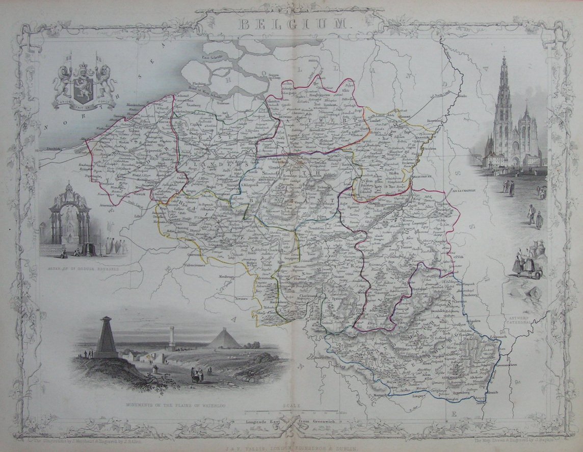 Map of Belgium
