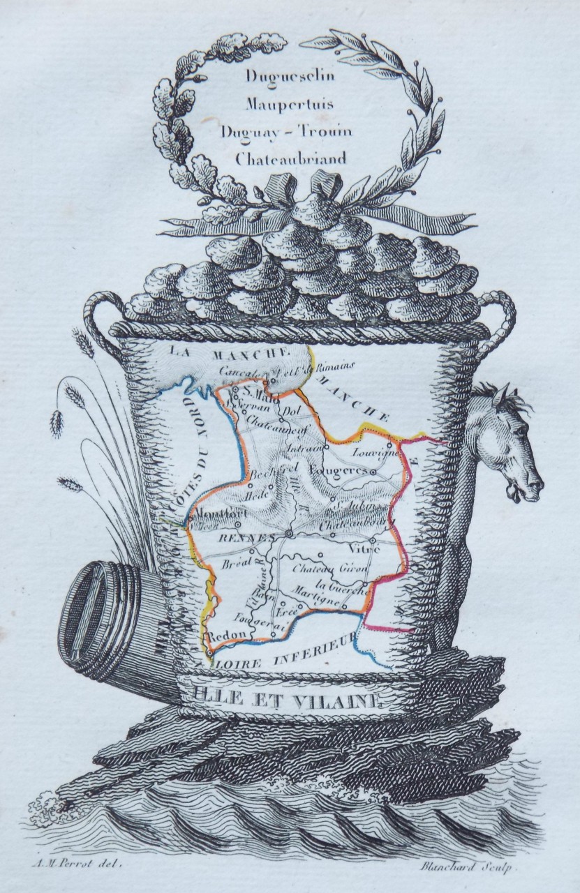 Map of Ille et Vilaine
