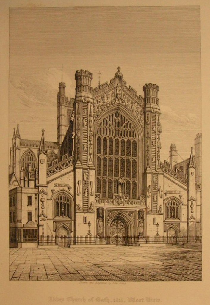 Print - Abbey Church, Bath - Coney